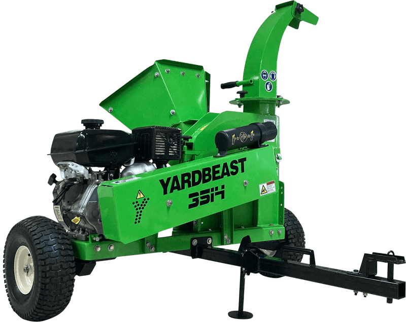 Yardbeast 3514ATV 3.5-Inch Wood Chipper – Kohler CH440 429cc 14HP Gas Engine with ATV Towing Capability